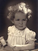 Sandy as a baby